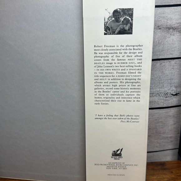 The Beatles A Private View Coffee Table Book 1990 Robert Freeman - Picture 6 of 6